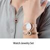 Business   Women Watch Bracelet Necklace Set Anniversary Birthday Gift Jewelry Set