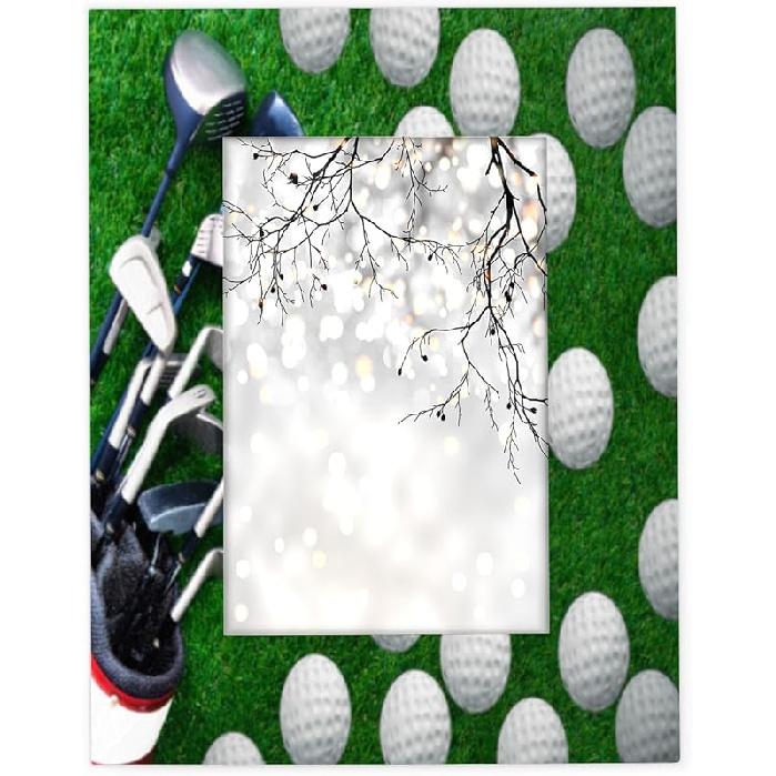 

Рамка для фотографий 8x10 Спорт Гольф Тренировка Фоторамка для настенного и настольного размещения Деревянная фоторамка Домашний декор 4*6