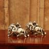 1 Stück Kind Reiten Home Office Schreibtischdekoration 2026 Jahr des Pferdes Messing Feng Shui Pferdefiguren Miniaturgeschenk