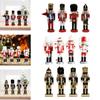 4x Weihnachts-Nussknacker Hängeornamente Tischdekoration Kreative Nussknackerfiguren Weihnachtsbaumdeko für Festival Zuhause Regal