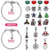 Christmas Advent Calendar DIY Charm Bracelet Jewelry Set Kids Surprise Gift Box