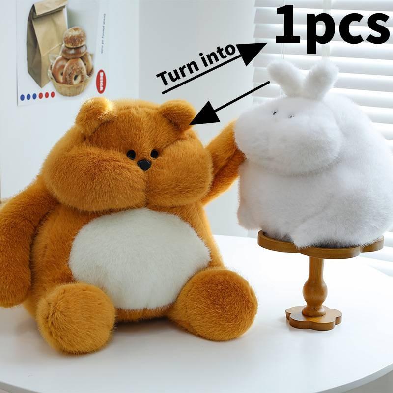 

Медведь Сопливый Превратиться в Кролика Плюшевая Игрушка Мультяшная Мягкая Кукла Украшение Подарок Дети Bear Rabbit,30cm