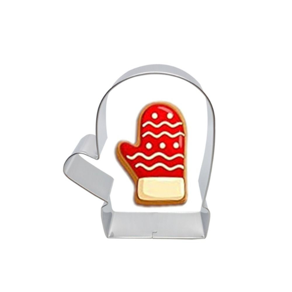 Xmas Theme Biscuit Mould Santa Claus Cake Moulds Christmas Stainless Steel Cookie Cutters  DIY