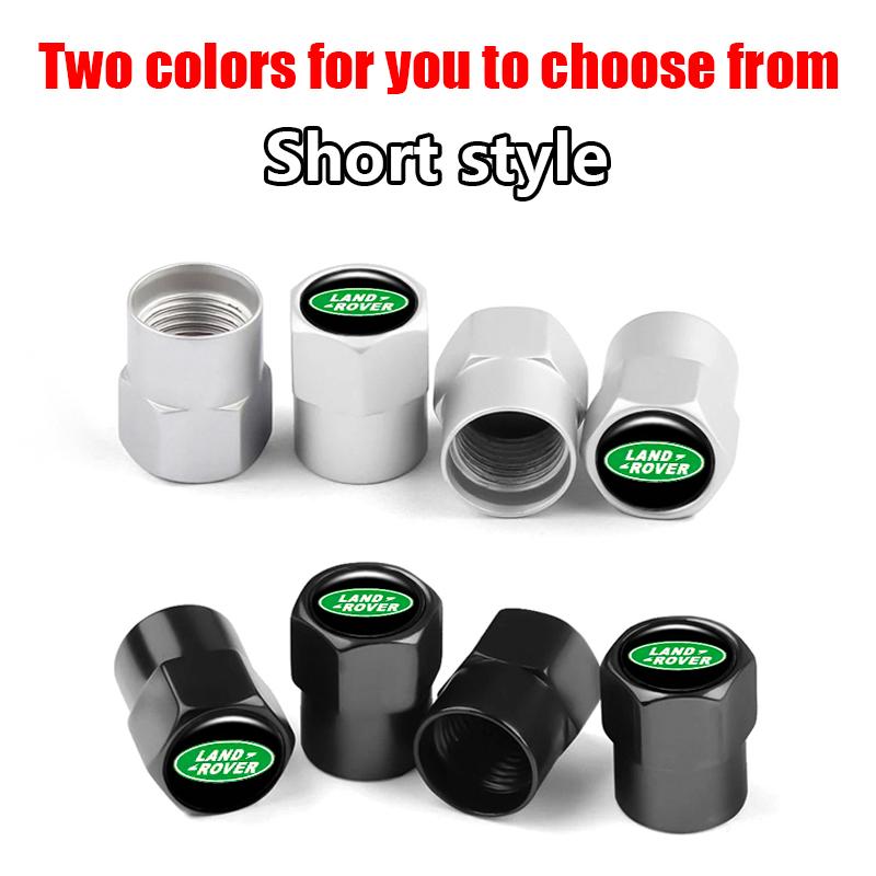 4Pcs Premium Metal Car Wheel Tire Valve Caps Dust Covers For Land Rover Range Rover Evoque Velar Discovery SVR L322 Accessories XS3