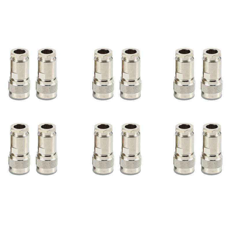 Fresh 12 Pcs N Type Male Clamp RG8 LMR400 RG165 RG213 7D-FB RF Coaxial Connector