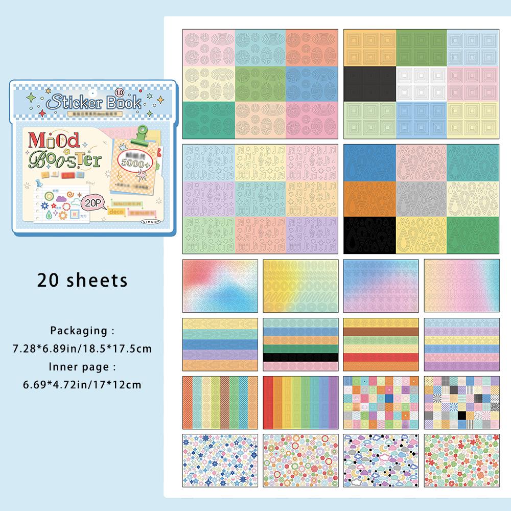 

Daily Series Sticker Book High Beauty Cutting Film Yanbian Cutting Hand Account Sticker Book Hand Account