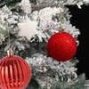 Plastic Christmas Balls, 72pcs 2.6cm Christmas Tree Ornaments Hang Pendant Balls Xmas Tree Baubles for New Year Xmas Tree Decor