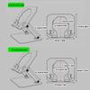 Metal Laptop Holder Stand with Double Arm Designing Desktop Cooling Bracket for Gaming and Home Office Use