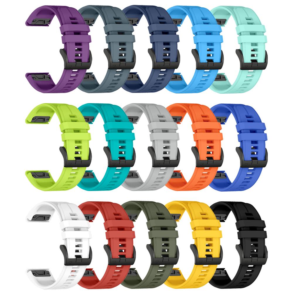 20 22 26mm Quick Fit Silicone Band for Garmin Tactix 8 Official Style Outdoor Strap for Fenix 8 Pro 51mm 47mm Enduro 3 Epix Pro