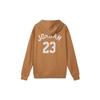 Jordan Essentials Holiday Alphanumeric Logo Print Casual Long-Sleeve Fleece Hoodie Men Hoodie Brown FD7466-281
