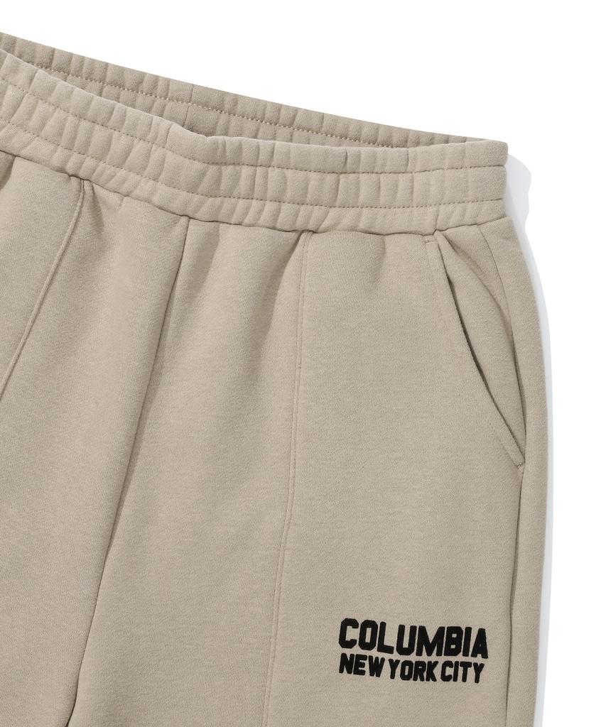 COLUMBIA UNIVERSITY Ny Blackseries Loose-Fit Fleece Sweatpants Natural Beige