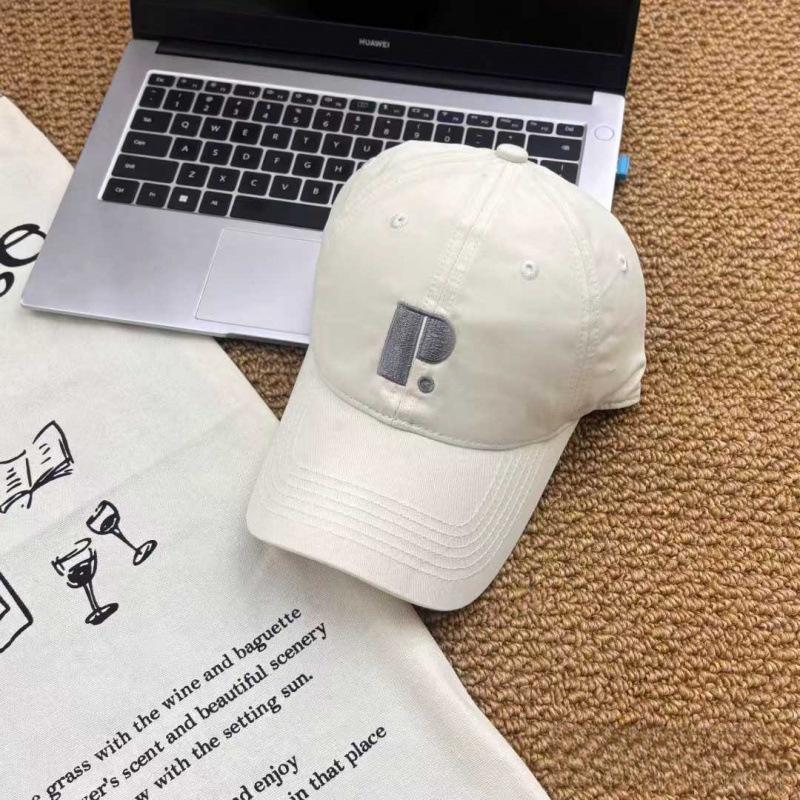 English Embroidery P Letter Baseball Cap Spring And Summer New Male And Female Couples Casual Cap Sun Hat