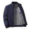 Men Big Size Stand Collar Casual Jacket Men Business Lightweight Windproof Coats Autumn Winter Warm Outerwear