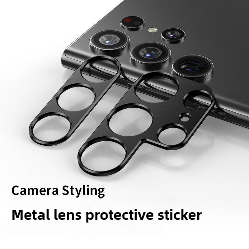 KALEBOL KLB-LPC005 For Samsung Galaxy S25 Ultra Hollow Lens Protector Aluminum Alloy Phone Camera Bezel Cover