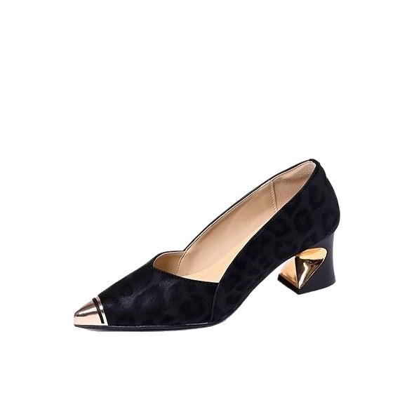 Shallow Soft-soled Single Shoes Women's 2025 Spring Korean Version of Iron-headed Comfortable Shoes Versatile Temperament Xiaoxiangfeng Women's Si