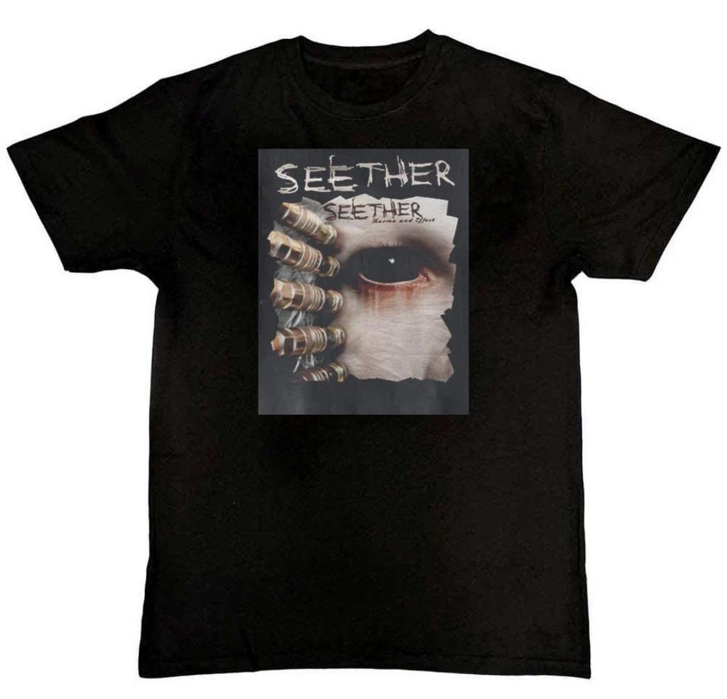 Seether Karma and Effect Graphic Print Mens T-Shirt