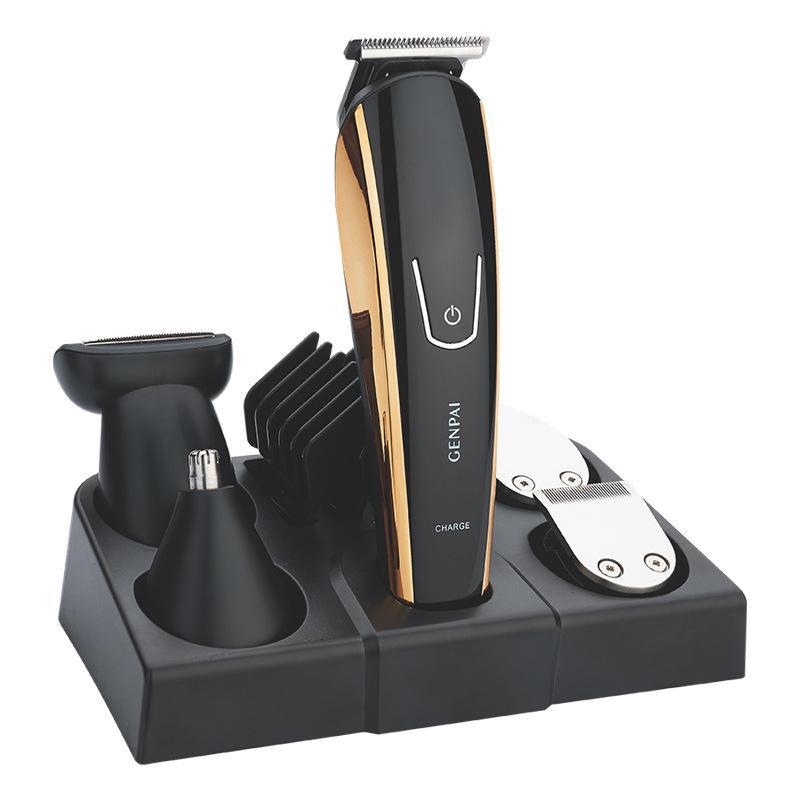 Uzlādējams daudzfunkcionāls matu griešanas mašīnīšu komplekts - 5-in-1 elektriskais kopšanas komplekts