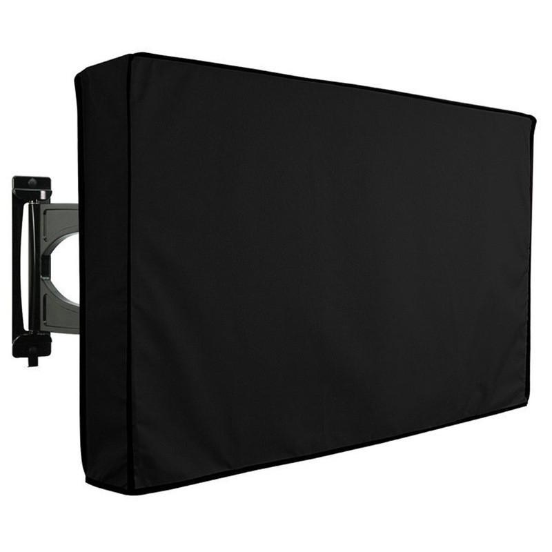 Modern Polyester Outdoor Tv Cover For Televisions Dustproof Waterproof Protector