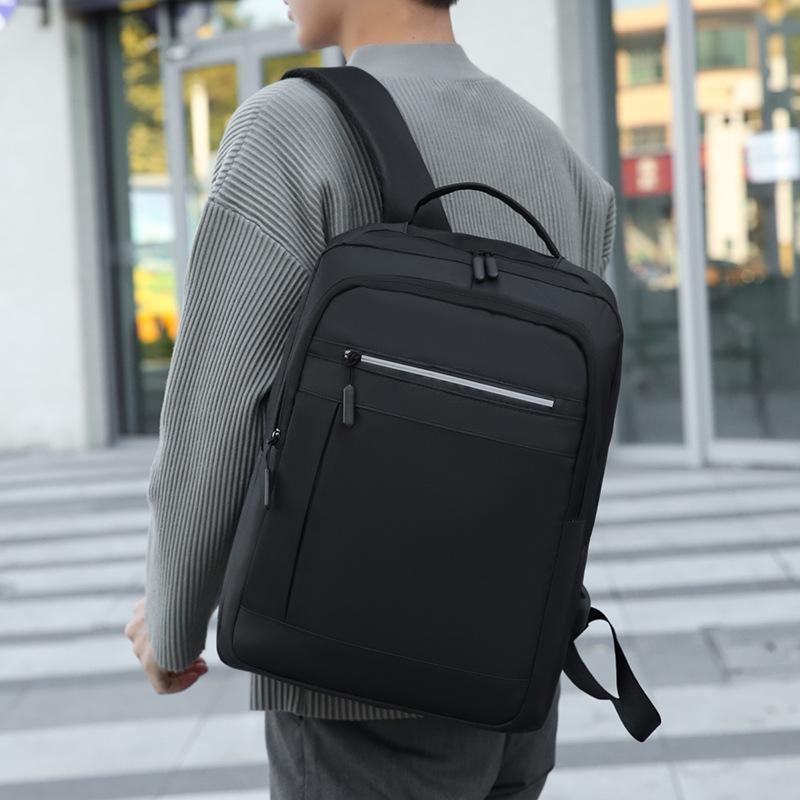 

Чоловічий та жіночий повсякденний висококласний рюкзак для ноутбука – Велика місткість, сумка для коледжу, роботи та подорожей. 30x14x40 cm чорний