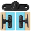 Heavy Duty Slide Bolts Metal Locking Latches Stable Slide Bolts Sliding Door Lock Quick Installs for Indoor Outdoor Use