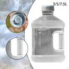 Water Dispenser Bottle Barrel with Screw Lid Clear Round Bucket Storage Container for Picnic Home