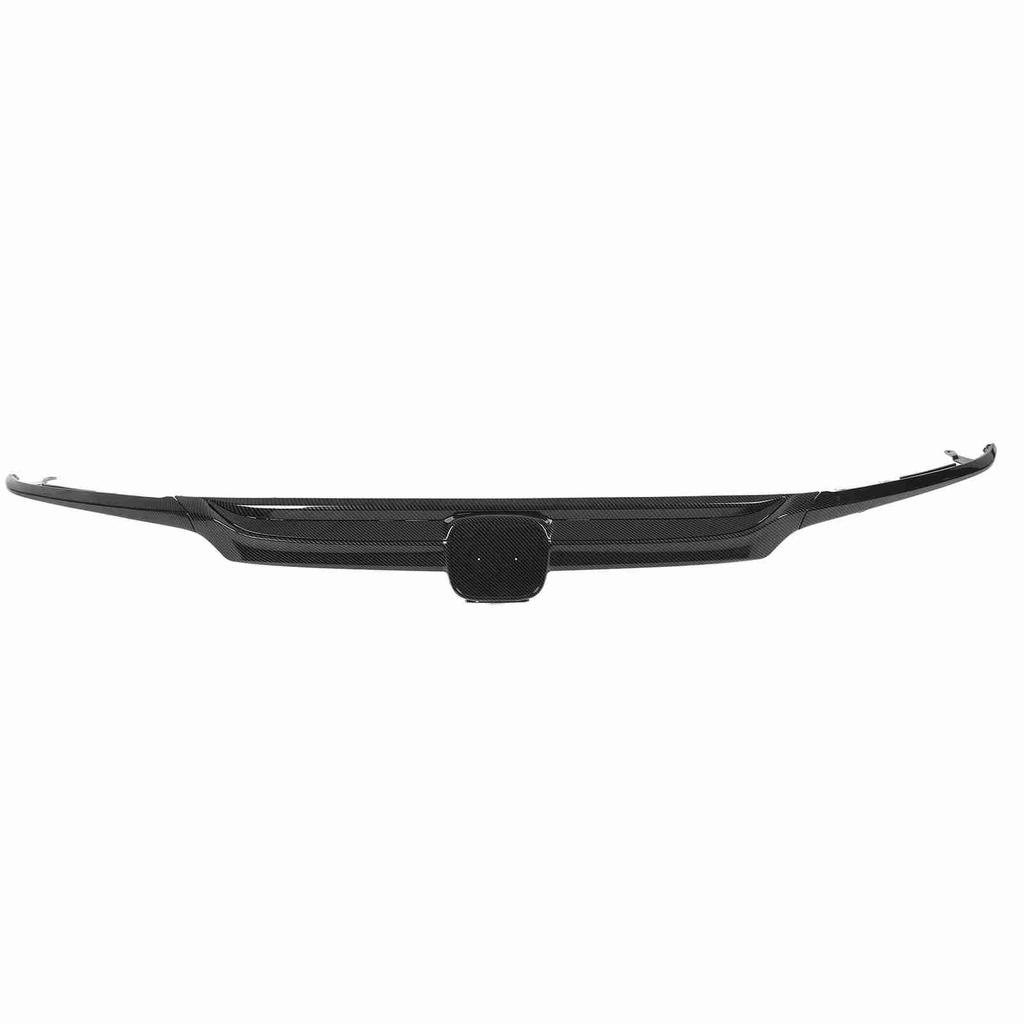 Front Bumper Upper Grill Cover and Eyebrow Headlight Eyebrow Cover for 2018 to 2021