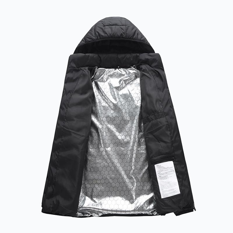 2025 Men's USB Electric Heated Jacket: Winter Warm, Lightweight, Thin Heating, Constant Temperature, Cotton.