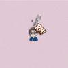 7pcs BTS Cartoon Character Keychains, Member Name Pendants, Celebrity Merchandise Charms