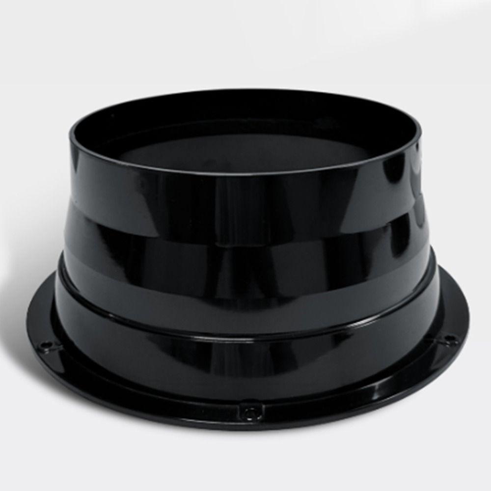 ABS Exhaust Duct Connector Flange Round Air Vent Duct Flange Bevel Flange Adapter Kitchen