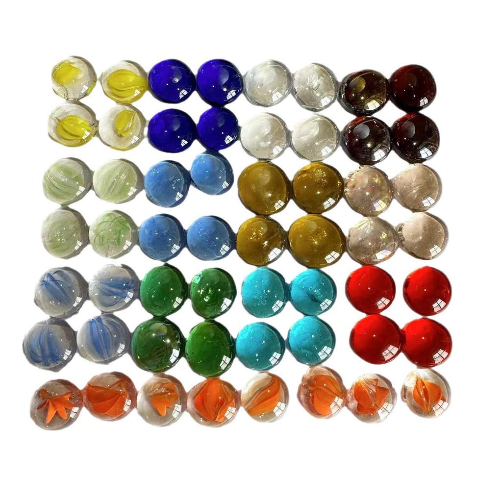 Colored Matte Frosted Glass Beads for Vase or Fish Tank Decoration