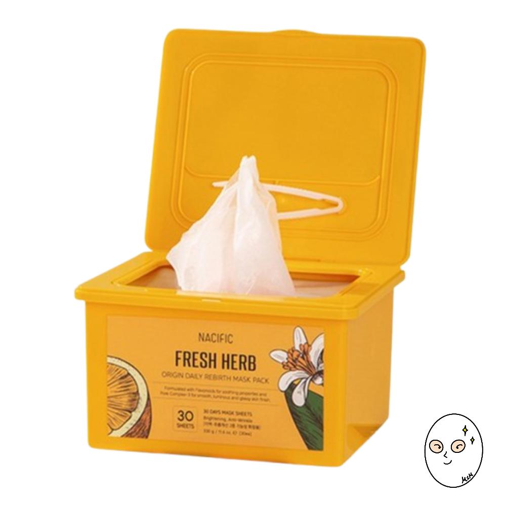 

NACIFIC Ежедневная восстанавливающая маска для лица Fresh Herb Origin (30 листов)