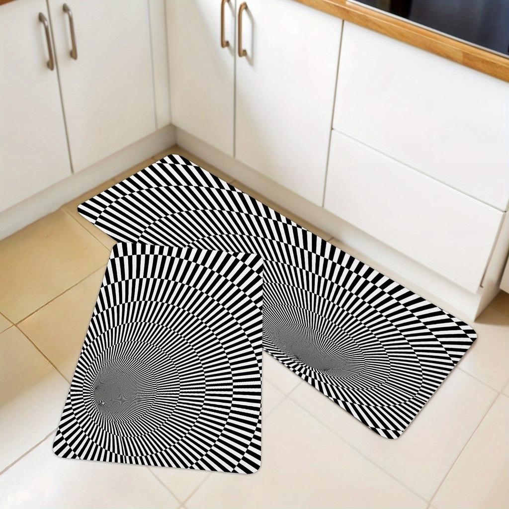 1PC 3D Patroon Keukenvloerkleed Antislip Deurmatten Pop design Badkamervloerkleed Badmat Tapijt voor Thuis Gootsteen Wasruimte Decor