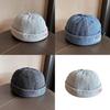 Unisex Denim Cap With Breathable Cotton Material For Autumn Winter Fashion