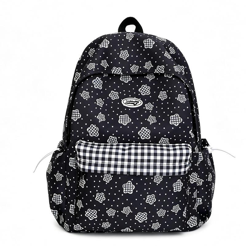 Schoolbag Japanese Ins Style Casual Simple Schoolbag Female, Junior High School and High School Students Backpack Large Capacity Versatile Travel