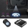Car Logo Universal Wireless Welcome Light For VW Volkswagen Golf 7 Passat B6 Mk4 Tiguan GTI Interior Mouldings KJWZ-N742 BCW1