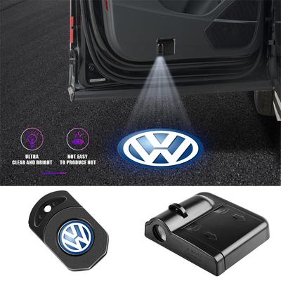Für VW Auto Logo Universelles Kabelloses Willkommenslicht Für VW Volkswagen Golf 7 Passat B6 Mk4 Tiguan GTI Innenraumleisten KJWZ-N742 NL9 sdwp2