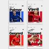 Virgil Van Dijk Leandro Trossard Steven Gerrard Cole Palmer Metal Sign Poster Bar Bedroom Pub Wall Home Decor Room Decoration