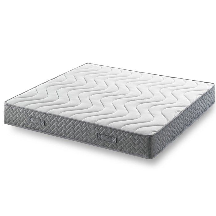 Matelas + Alèse 120x190 x 24,5 cm - Ferme - Mousse 35 Kg-m3 Haute Résilience - hypoallergénique