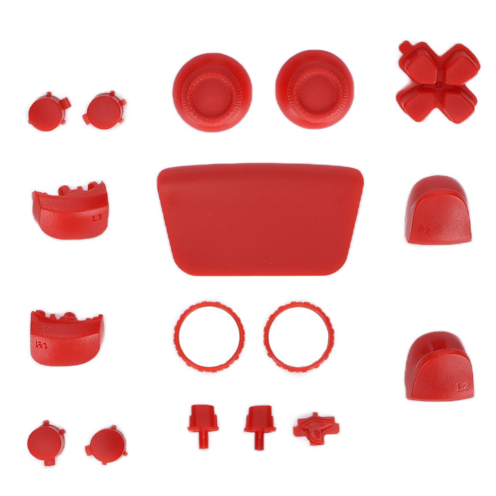 

Сменные кнопки L2 R2 Полный набор кнопок Сменный комплект для ремонта кнопок для PS5 красный