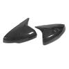 Pair Rr View Mirror Protective Covers Left Right Snap In Replacement for MK6 2018+(Glossy Black )