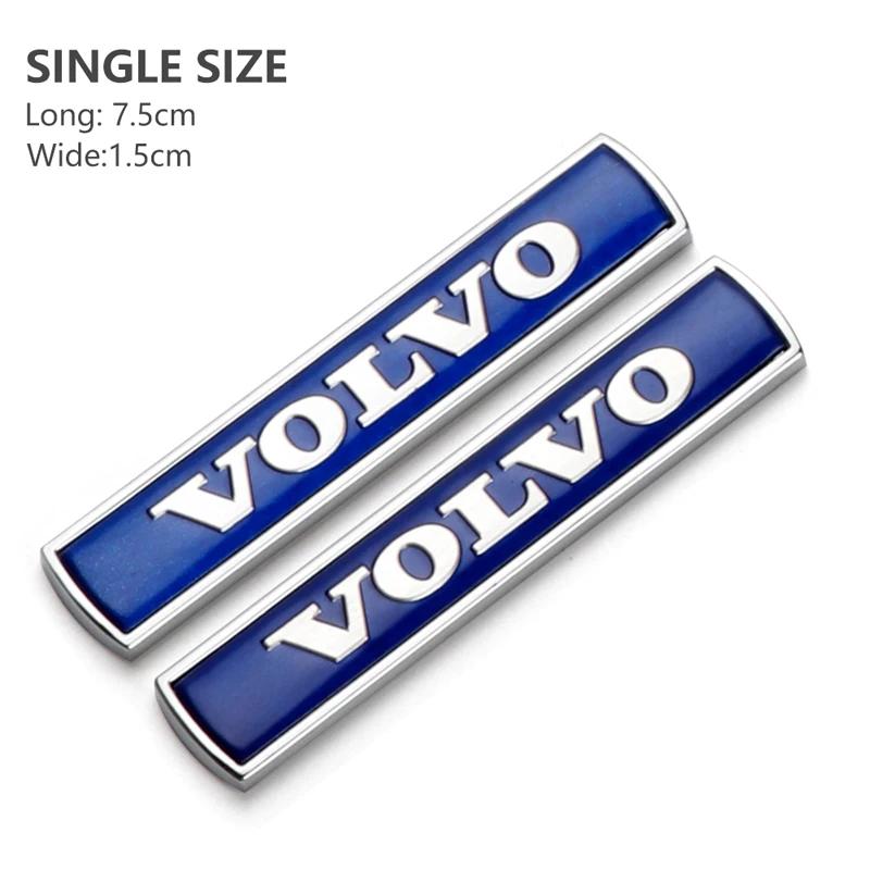 Car Accessories 3D Aluminum Emblem Badge Car Stickers Decal For Volvo Xc60 Xc90 V40 V60 S60 V50 V90 S80 C40 XC40 V70 XC70 C30