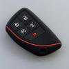 Silicone Car Key Cover Case for Chevrolet Corvette Suburban Tahoe for Cadillac CT4 CT5 2021 2022 remote key