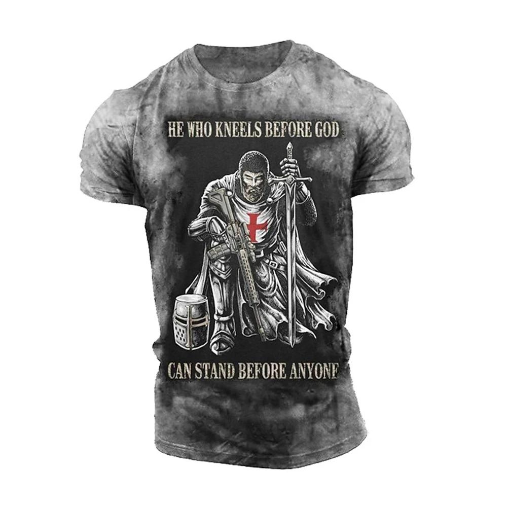 Retro Design Motorcycle Poster 3D Printed Men's T-shirt Summer New Oversized Quick Drying Sports T-Shirts