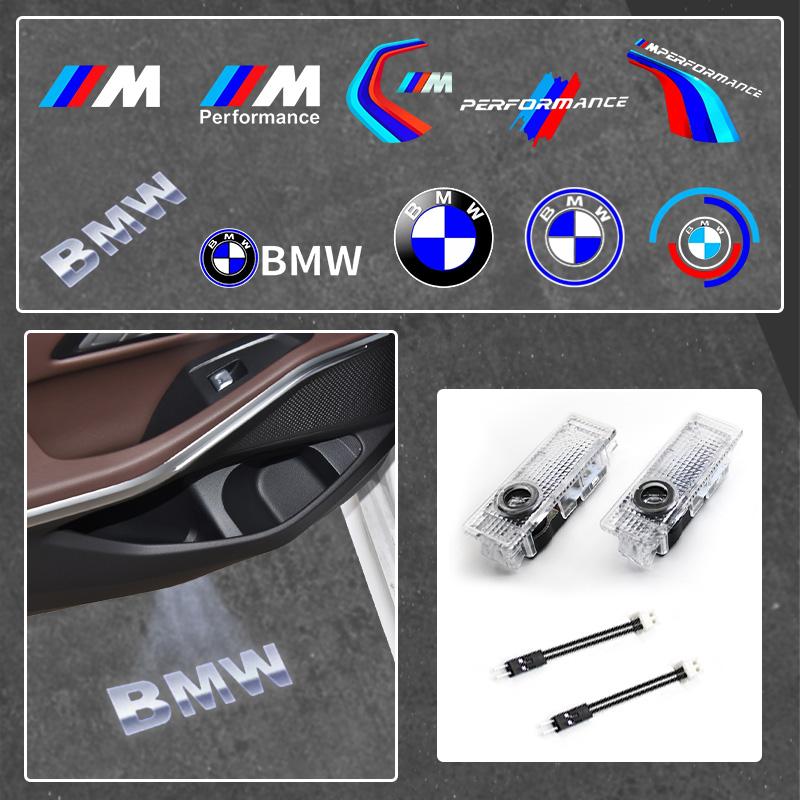 UIYR2 2Pcs LED Car Door Logo Projector Lamp Welcome Light For BMW E87 M Performance E36 E46 E60 E90 E91 E92 X1 X3 X5 X6 E93 F30 F20 M3
