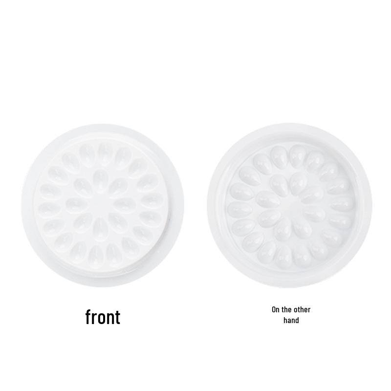 Flower-Shaped Eyelash Extension Glue Drip Palettes - 100 Pack