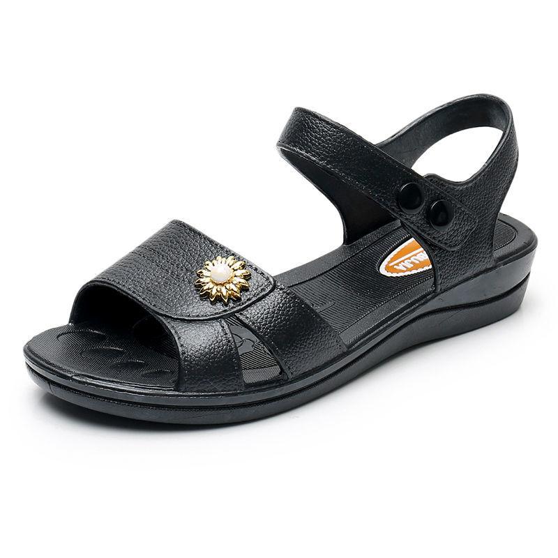 Sandals Women's Summer New Flat Bottomed Casual Versatile Anti Slip and Wear-resistant