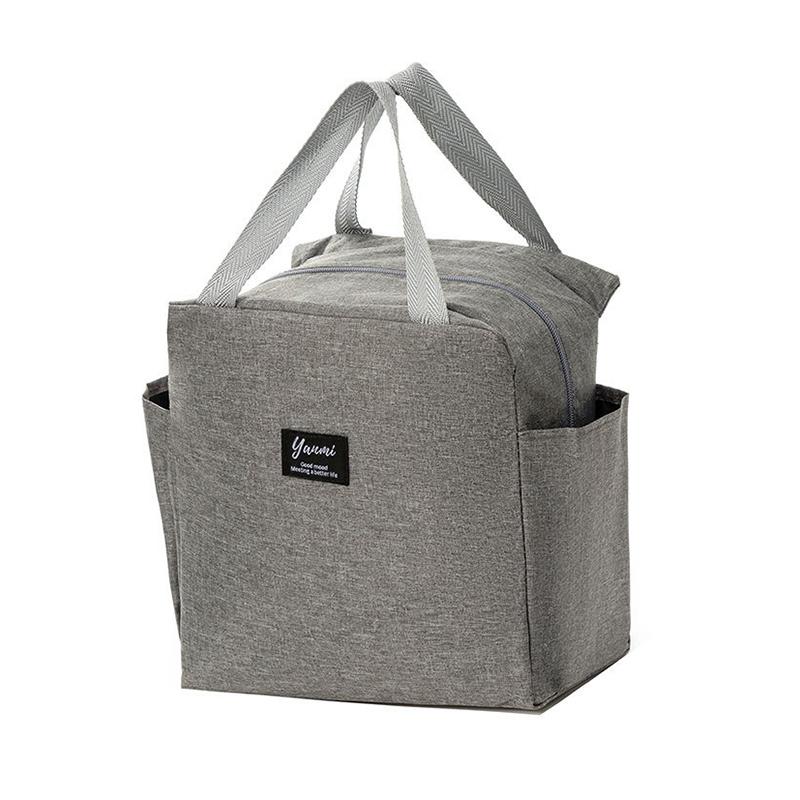 Sac à déjeuner multifonctionnel grande capacité Oxford imperméable portable à fermeture éclair sacs à déjeuner thermiques pour femmes hommes boîte à déjeuner