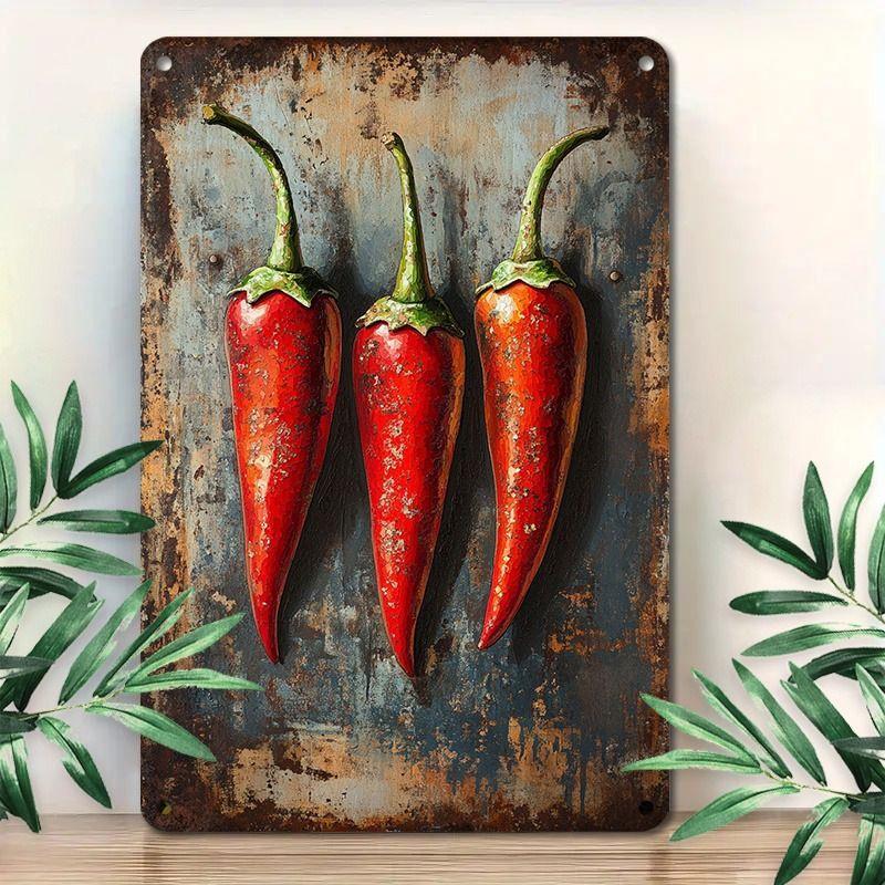 Retro Metal Tin Sign Spices Kitchen Bar Cafe Restaurant Wall Art Decor