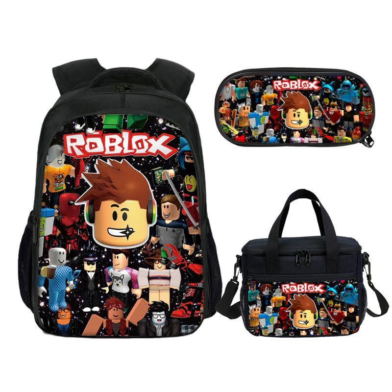 Roblox Backpack Set 3 Pieces For Travel Sports And More