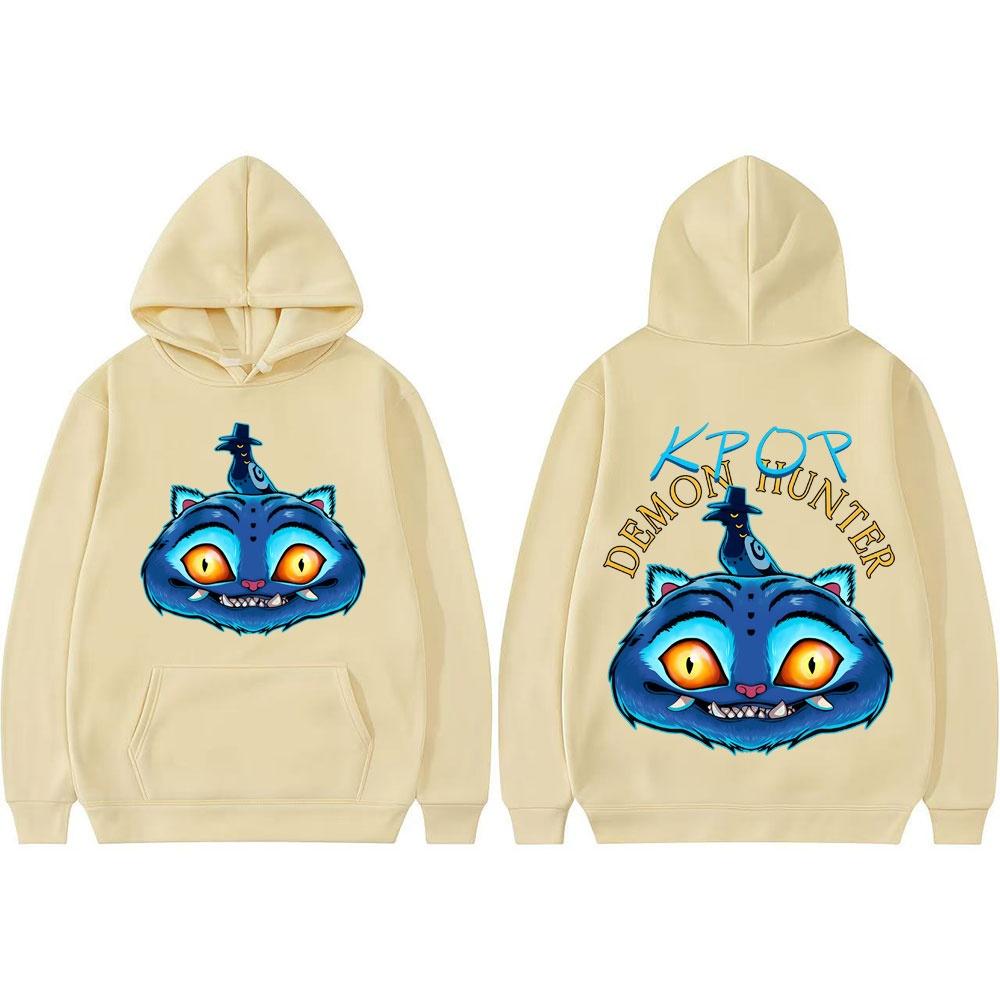 

Милый K-pop Охотник на демонов Тигр Аниме 2025 Осень/Зима Новый Горячая Распродажа Унисекс Хлопок Мода Каваи Худи Женское Удобное Худи 3XL